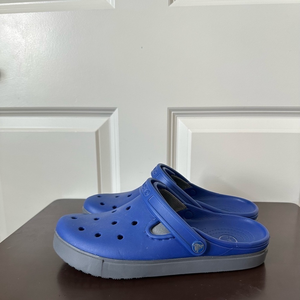 Crocs Citilane Unisex Adults Clogs Blue (Cerulean Blue/Charcoal) Size M6/W8